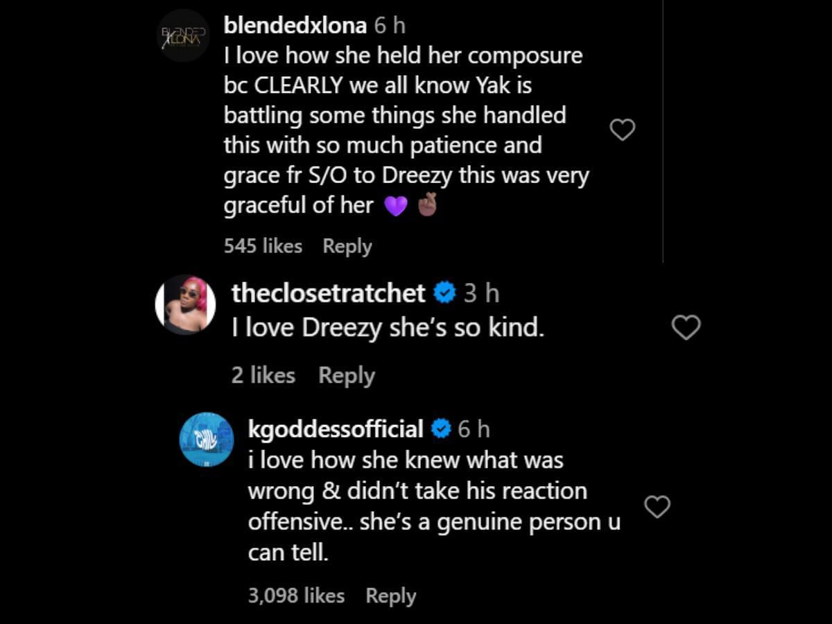 Netizens discuss the rapper's interaction with Dreezy and his running away with her phone. (Image via Instagram/@theneighborhoodtalk)